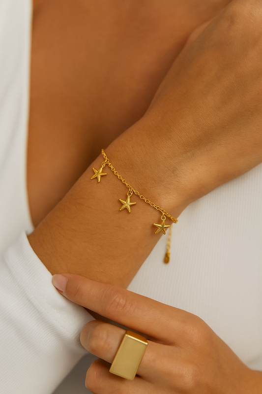 Starfish Charm Bracelet