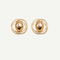 Aurora Earrings in a white background