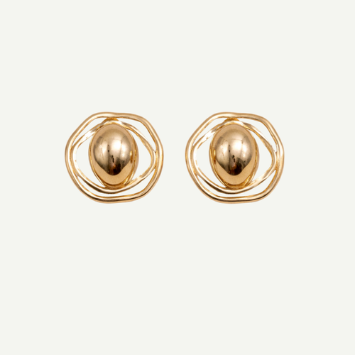 Aurora Earrings in a white background