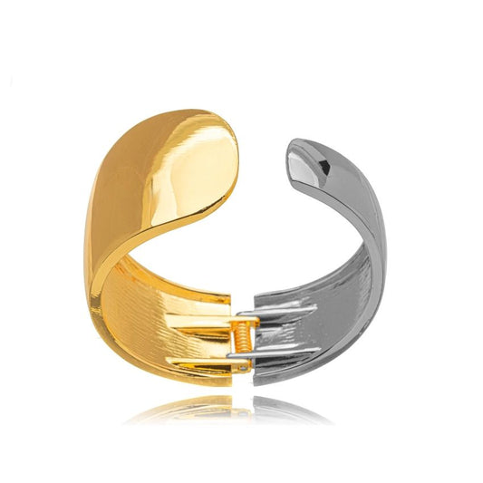 Dual Tone Wrap Bracelet