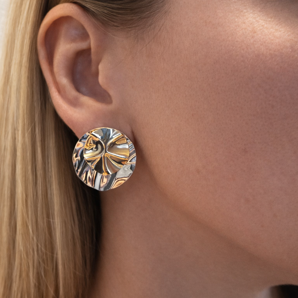 Dois Banhos Gold & Silver Earrings picture