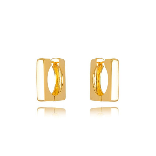 Sleek Rectangle Hoops