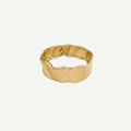 Orgânico Gold Bangle in a white background