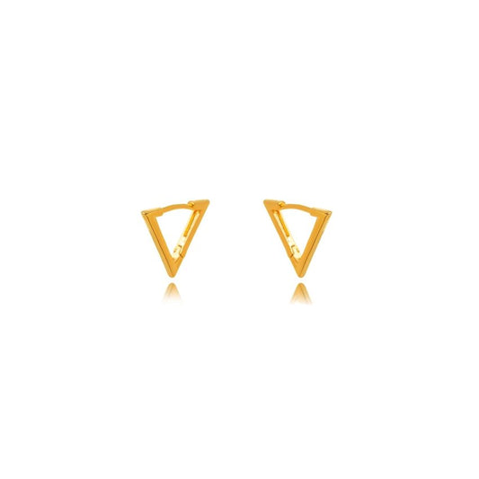 Mini Geo Triangle Hoops